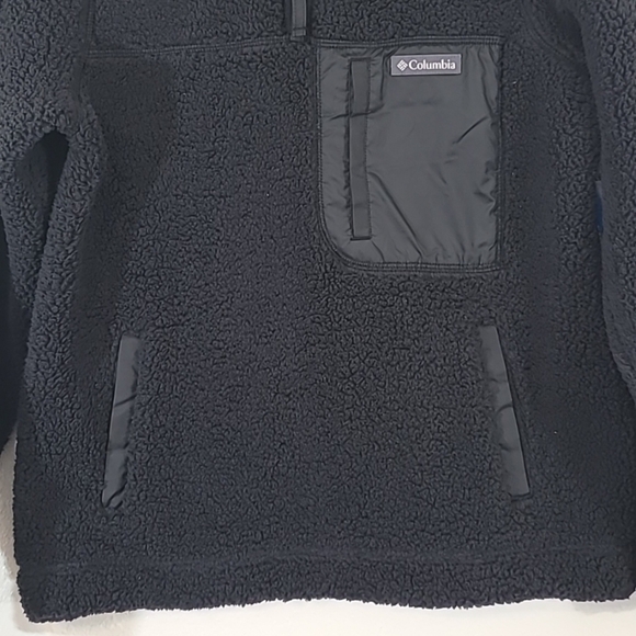 *NWT* COLUMBIA Women's Black West Bend 1/4 Zip Fleece Pullover, size Medium - Picture 3 of 7